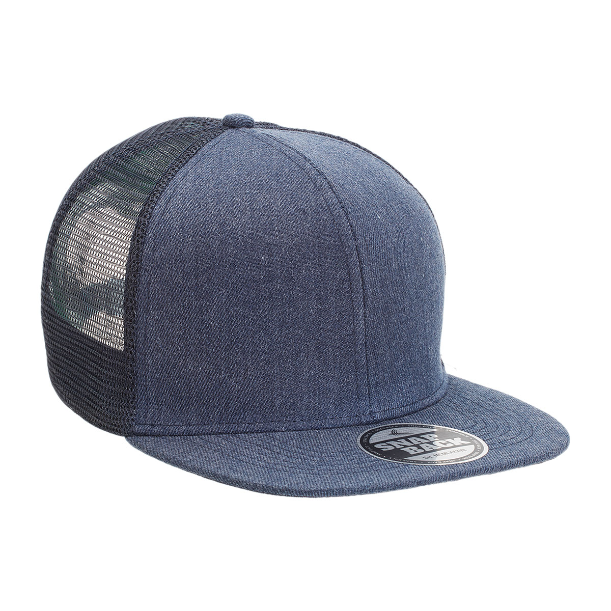 Heathered Flat Peak Trucker